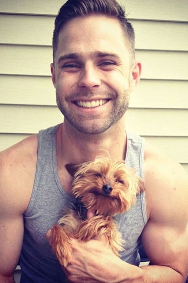 Cute guy with his dog