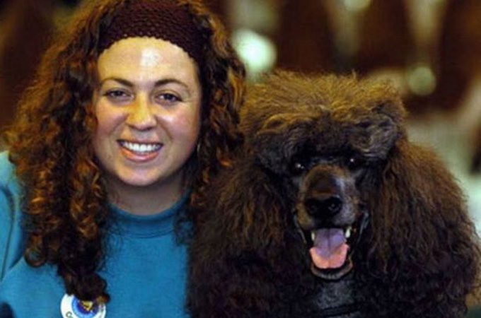 Hair like her dog