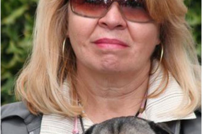 Woman looks like her dog